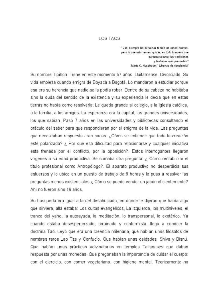 Los Taos PDF Religión y creencia Science