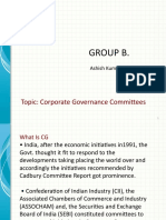 Group B.: Topic: Corporate Governance Committees