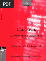 Classifiers A Typology of Noun Categorization Devi PDF | PDF ...