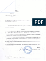 Regulament de Organizare A Studiilor Superioare de Licenţă Ciclul I Şi Integrate