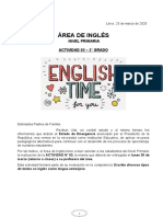 Actividad de Inglés 03 - 3° grado de Primaria (1)