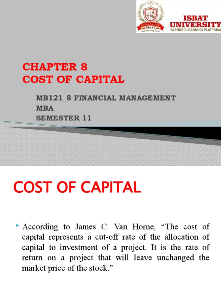 Cost of Capital in Financial Management | PDF | Cost Of Capital | Debt