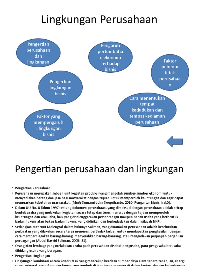 Lingkungan Perusahaan | PDF