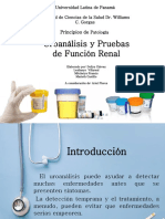 Urinálisis y Pruebas de Función Renal