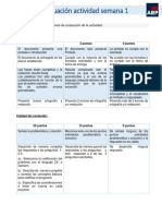 Pauta de Evaluación Semana 1