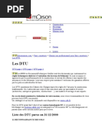 DTU (Documents Techniques Unifiés) - PDF Téléchargement Gratuit | PDF