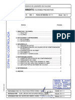 P.SGC - DG-06, Rev 3 Acciones Preventivas