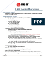EBS-250 Cleaning Maintenance Guide