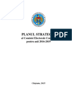 Planul Strategic: Al Comisiei Electorale Centrale Pentru Anii 2016-2019