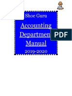 Accounting Department Manual