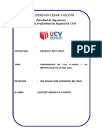 Propiedades de Los Fluidos e Importancia en La Ingenieria Civil