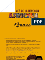 Historieta CNOA - Mayo Mes de La Herencia Africana PDF