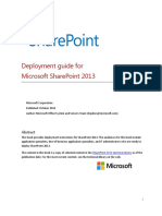Deployment Guide For SharePoint 2013 PDF