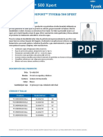 Ficha Te - Cnica - Tyvek® 500 Xpert, Modelo TY198S LA PDF