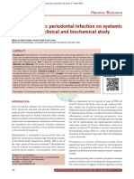 Effect of Chronic Periodontal Infection On Systemi PDF