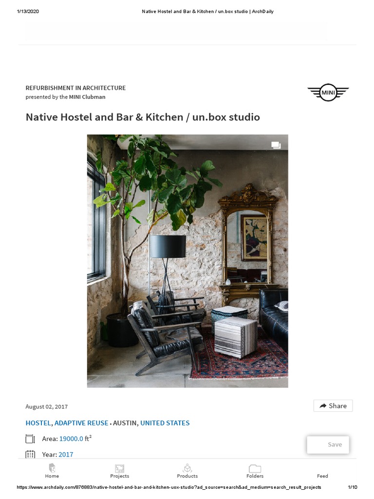 Native Hostel and Bar & Kitchen - Un - Box Studio - ArchDaily | PDF ...