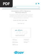 Kris Gethin's DTP - 4 Weeks To Maximum Muscle