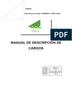 Manual de Descripción de Cargos M y V