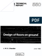 TR550 - Design of Floors On Ground - C&CA