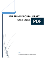Self Service Portal Draft User Guide: Commercial Bank of Ethiopia