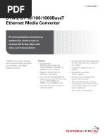 Syn-2151 10/100/1000baset Ethernet Media Converter