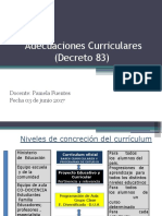 Adecuaciones Curriculares (Decreto 83) : Docente: Pamela Fuentes Fecha 03 de Junio 2017