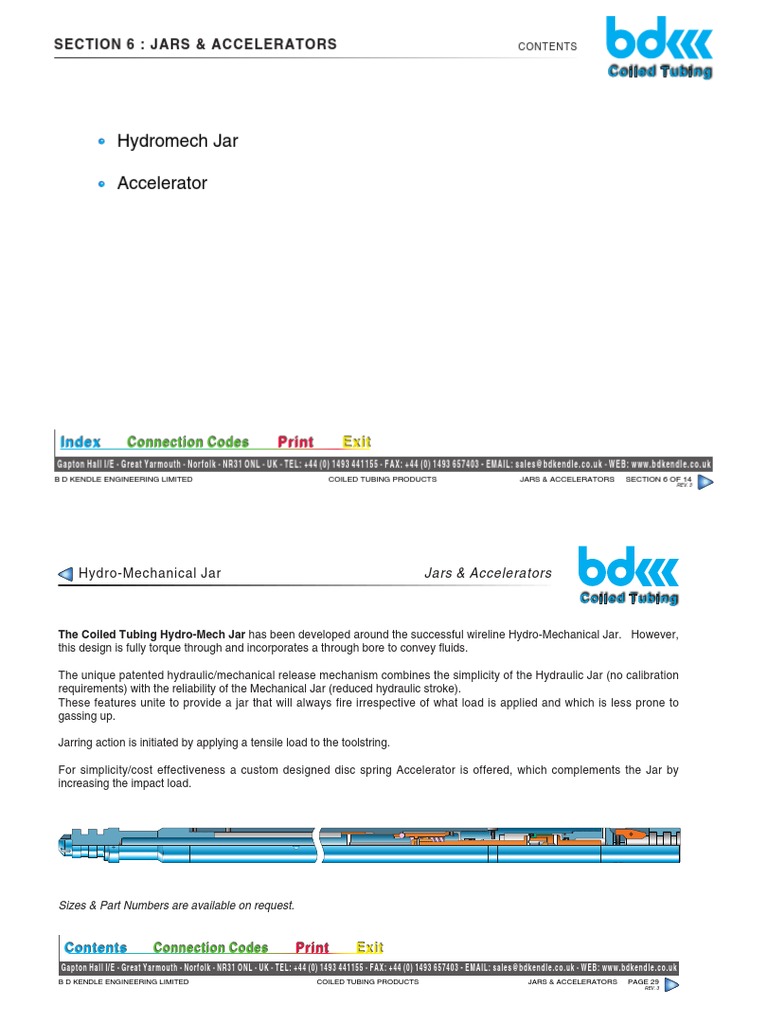 Hydromech Jar Accelerator Section 6 Jars & Accelerators PDF