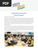 Google Interview Prep Guide - Software Engineer