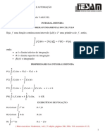 Cálculo integral com uma variável: teoremas e aplicações