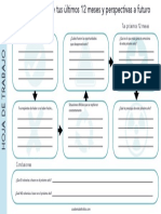 Hoja de Trabajo - Plan de Trabajo Inteligente - Recuento de 12 Meses