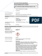 Bleach Disinfectant Cleaner Spanish PDF