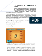 Metodologia de La Investigacion en Administracion de Empresas Agropecuarias