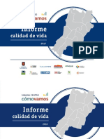 Informe de Calidad de Vida Sabana Centro Como Vamos 2016 PDF