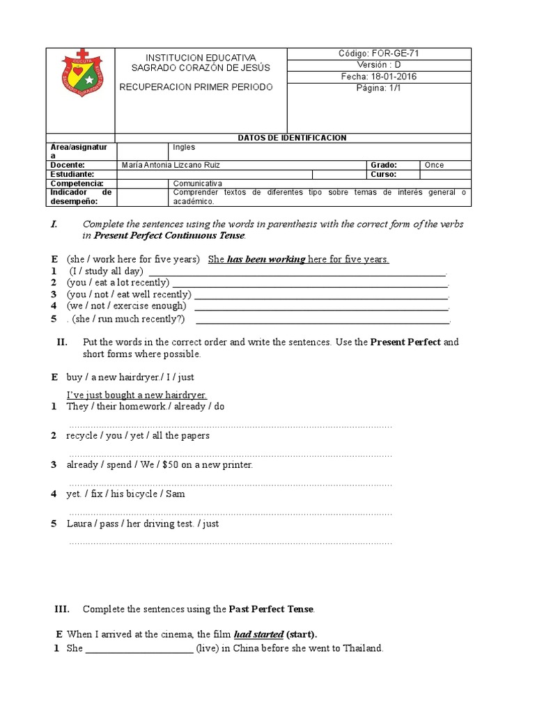 Refuerzo Primer Periodo 2016 PDF English Language Semiotics