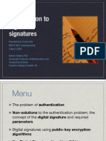 Introduction to digital signatures