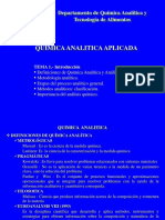 Quimica Analitica Aplicada, Apuntes