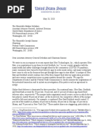 Democratic Senators write to DOJ and FTC about Uber/Grubhub deal