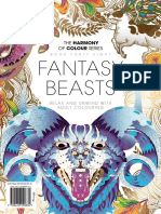 Harmony of Colour Book Fantasy Beast