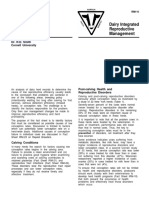 Factors Affecting Conception Rate: Dairy Integrated Reproductive Management