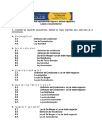 Taller Sobre Equivalencias Lógicas (Virtual) PDF
