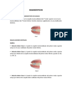 Clasificacion de Los Diagnosticos Oclusales