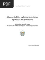 Projeto Pós-graduação Ensino Especial