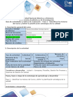 Guia Fase 2 - Identificar Los Actores Del Curso y Definir La Planificación Estratégica de La Calidad