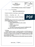 Bilet 18 Totalizare 1 Biostatistica