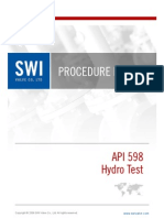 API 598 Hydro Test