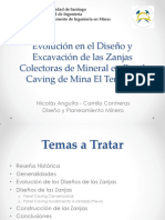 Evolución en El Diseño y Excavación de Las Zanjas