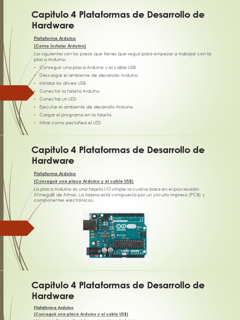 Guía de Instalación y Uso de Arduino | PDF | Arduino | Placa de ...