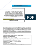 CASO PRÁCTICO Estudio Economico VAN