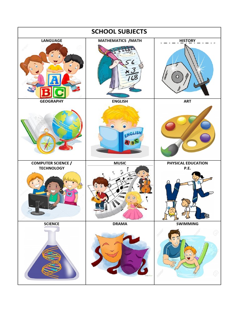 Overview of School Subjects | PDF