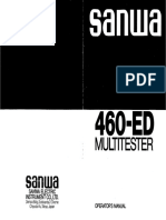 Sanwa 460-Ed Multitester PDF